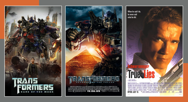 Transformers: Dark Side of the Moon, Transformers: Revenge of the Fallen, True Lies