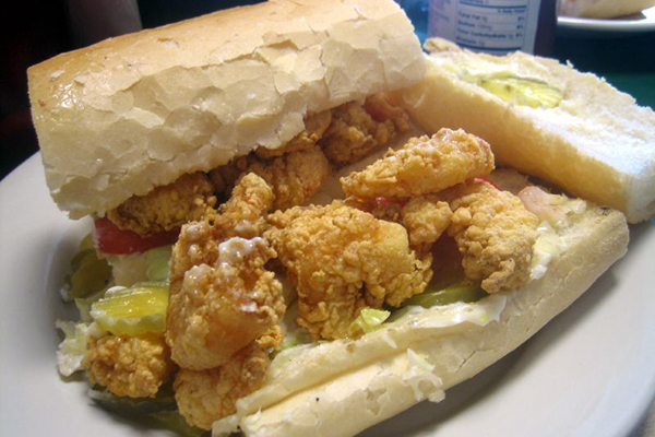 Things To Do in New Orleans Without Drinking: Po Boy Sandwich