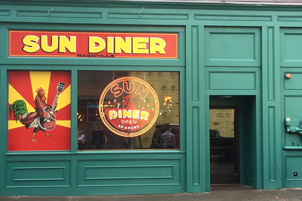 Nashville Places to Eat Open 24 Hours A Day: Sun Diner