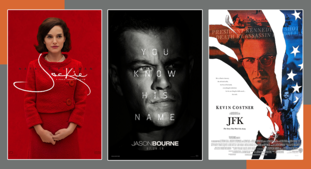 Jackie, Jason Bourne, JFK