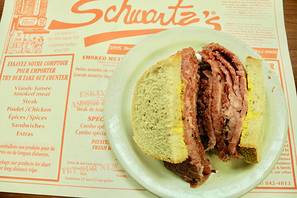 Best Smoked Meat Sandwich in Montreal