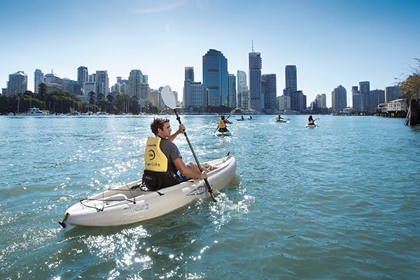 Kayaking in Brisbane Australia